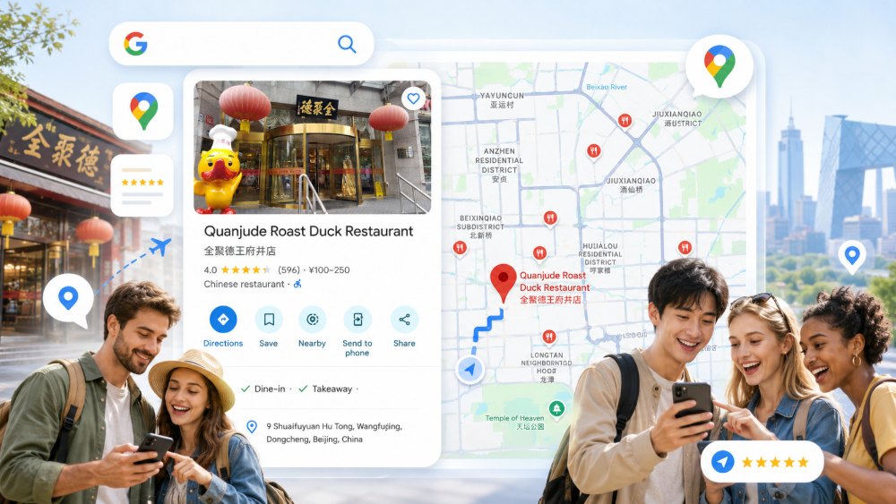 你的店在 Google 地图上的样子