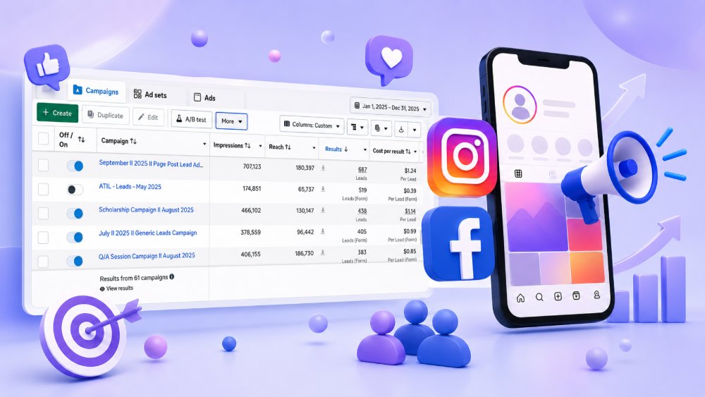 Meta Ads Manager 真实广告投放数据
